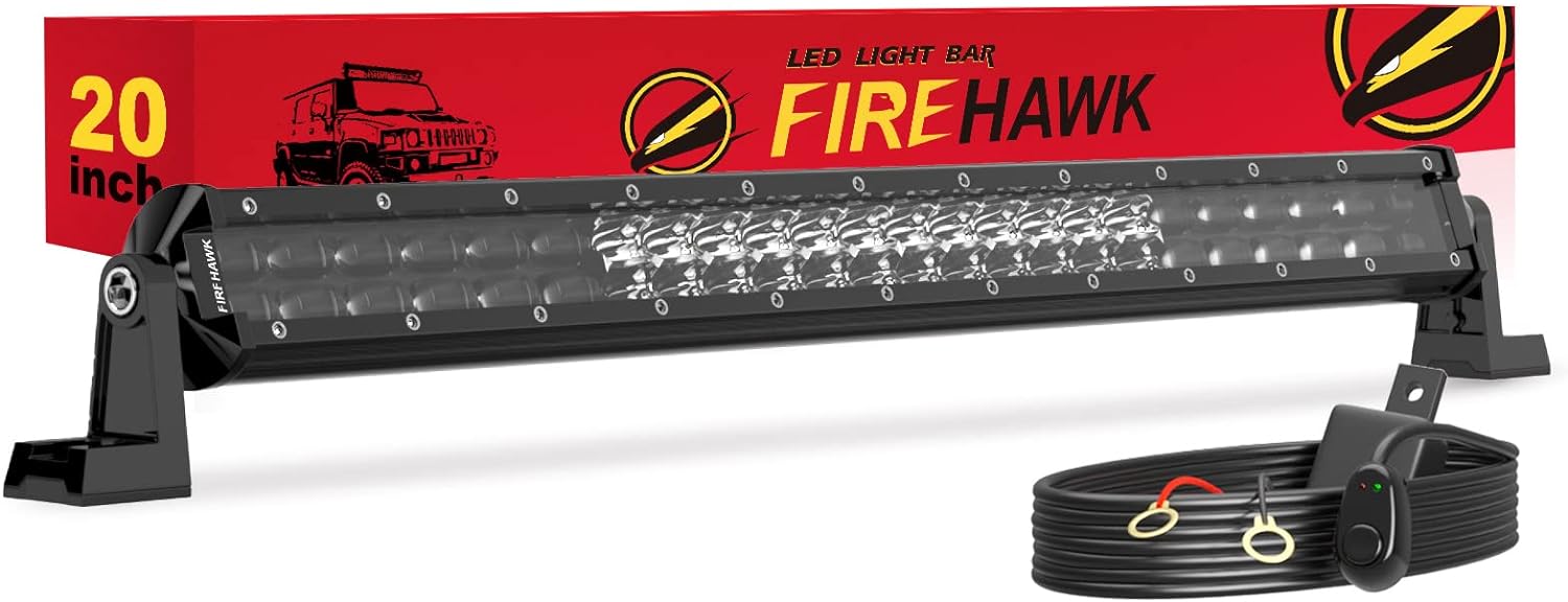 Firehawk 20 inch LED light bar front view