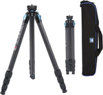 Sirui ST-224 carbon fiber tripod front view professional camera gear