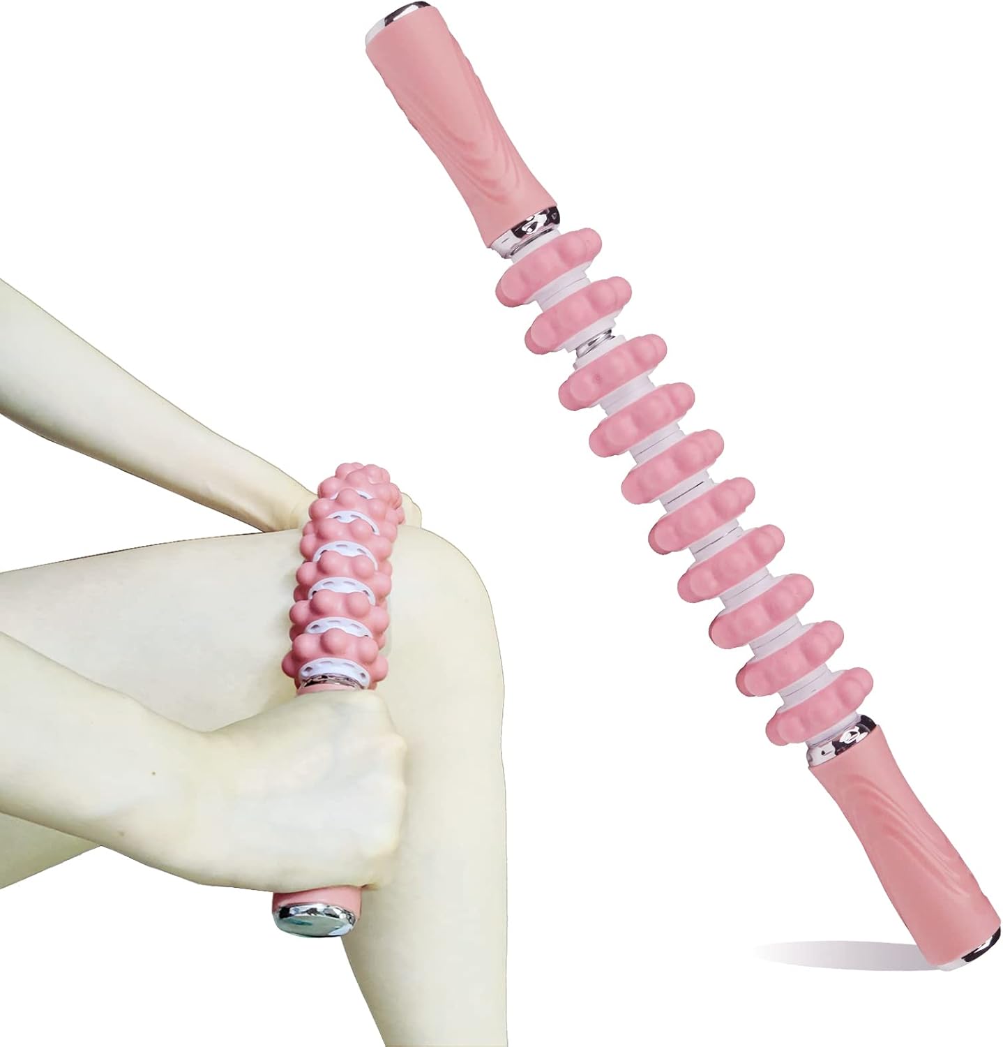 Durbycour bendable muscle roller stick front view for deep tissue massage