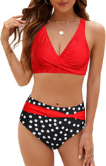 SEAFORM women high waist bikini front view beach swimwear