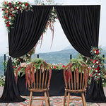 Wish Care black polyester drapes used as a clean room partition divider in a home studio