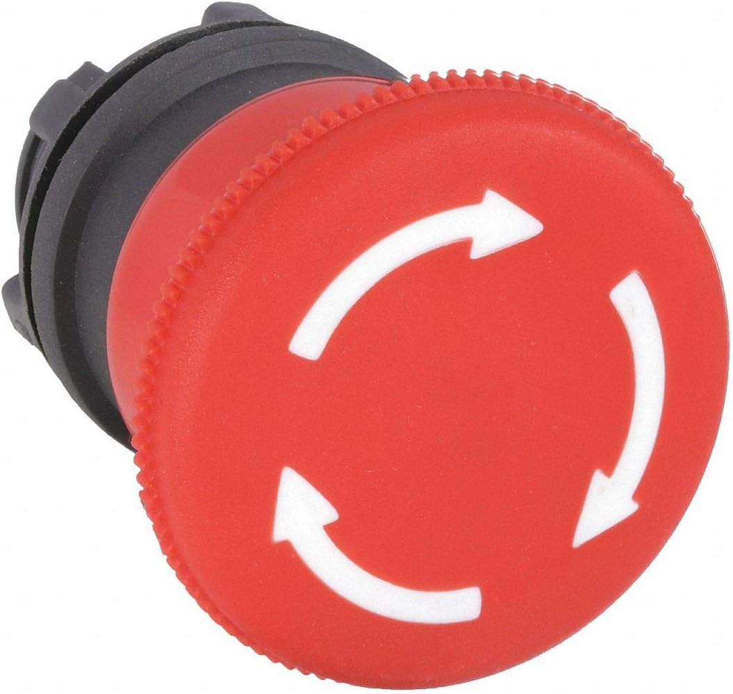 Dayton plastic push button operator front view industrial switch