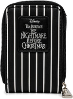 Loungefly Disney Nightmare Before Christmas wallet back pinstripe pattern