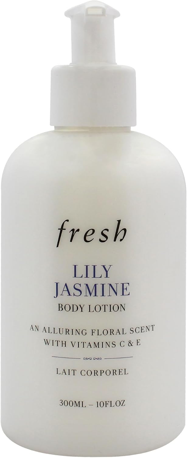 Fresh Lily Jasmine Body Lotion front view bottle packaging