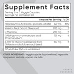 Authentic imported USA sleep complex dietary supplement for nighttime calm.
