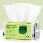 KeeiZoes 100 Count Disposable Face Towels front packaging view