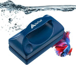 Algae removal brush for nano aquariums showing the internal glass contact side.