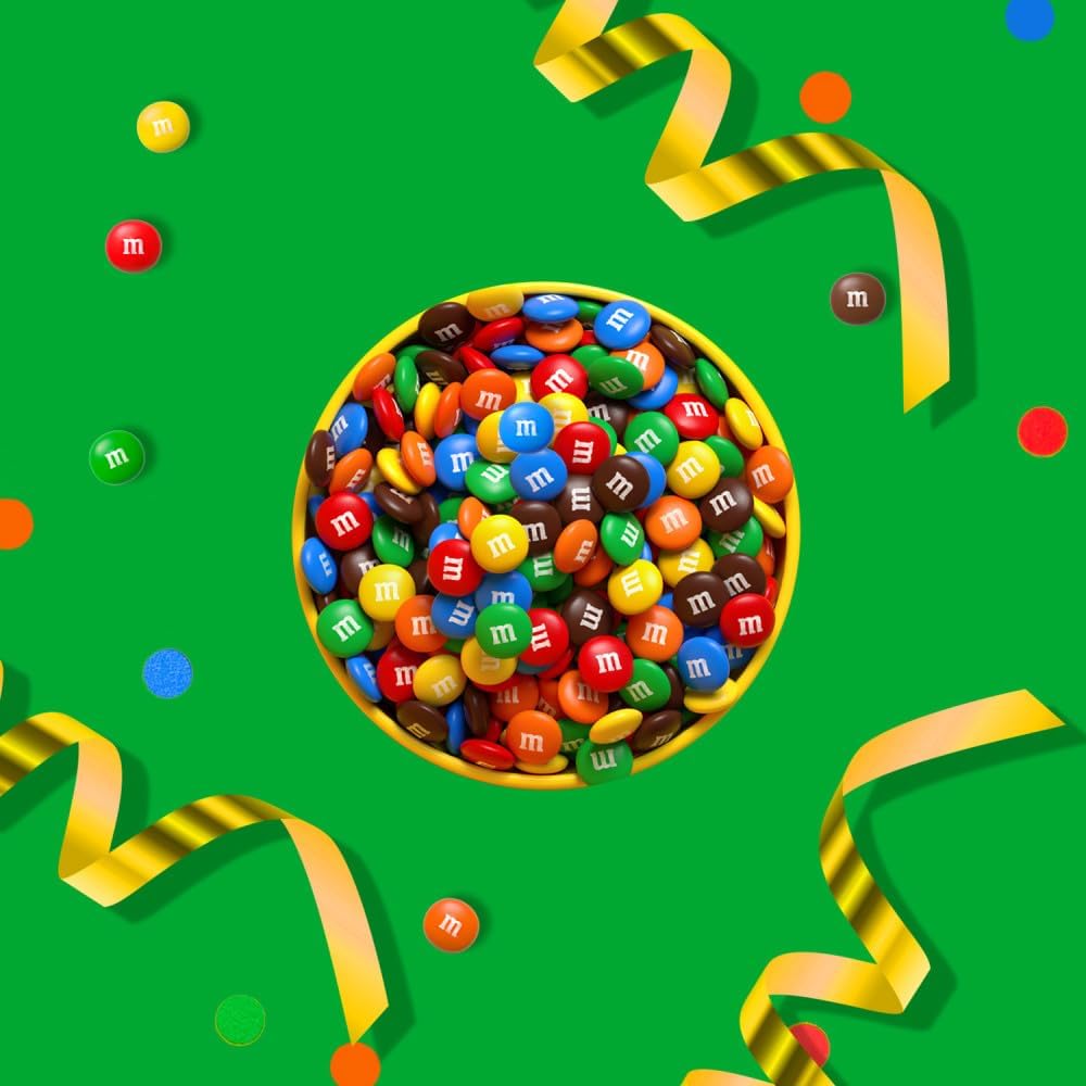 Authentic M&M's Minis bulk bag packaging details
