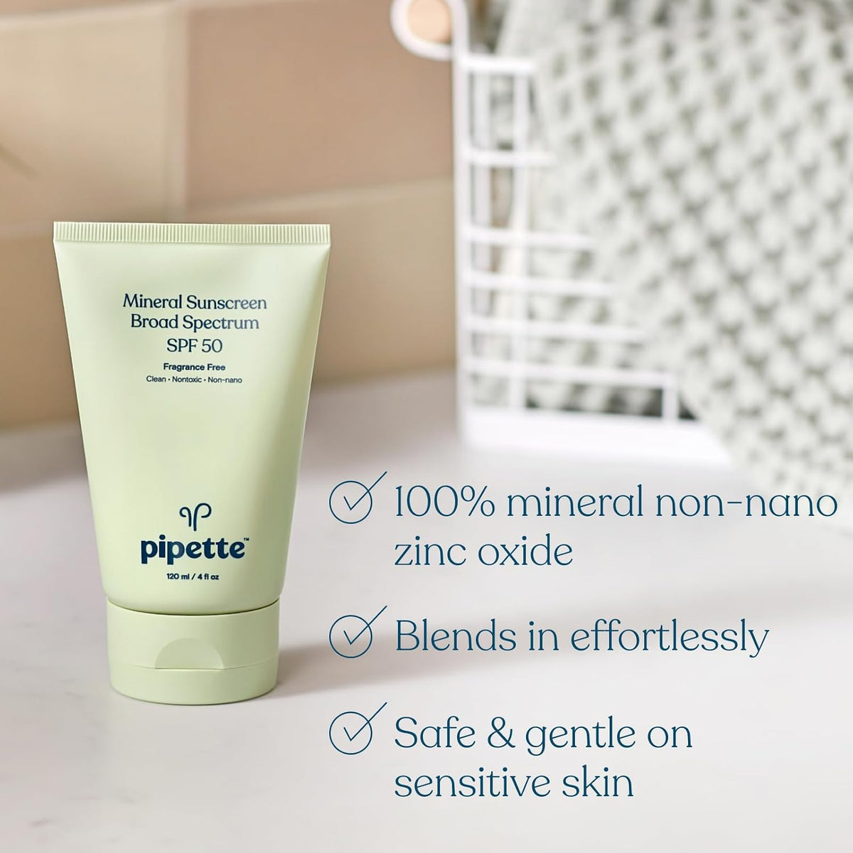 Pipette clean skincare sun protection product family set