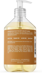 Deep Steep Honey Blossom hand wash pump bottle label close up