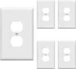 ENERLITES 20 Pack Oversized Duplex Outlet Covers, Jumbo Wall Plate, White | Over-size 1-gang 5.5" x 3.5", hide gaps/holes/wall damage, unbreakable polycarbonate, UL Listed, easy to install - Image 12