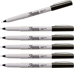 Sharpie permanent marker ultra-fine point black front view
