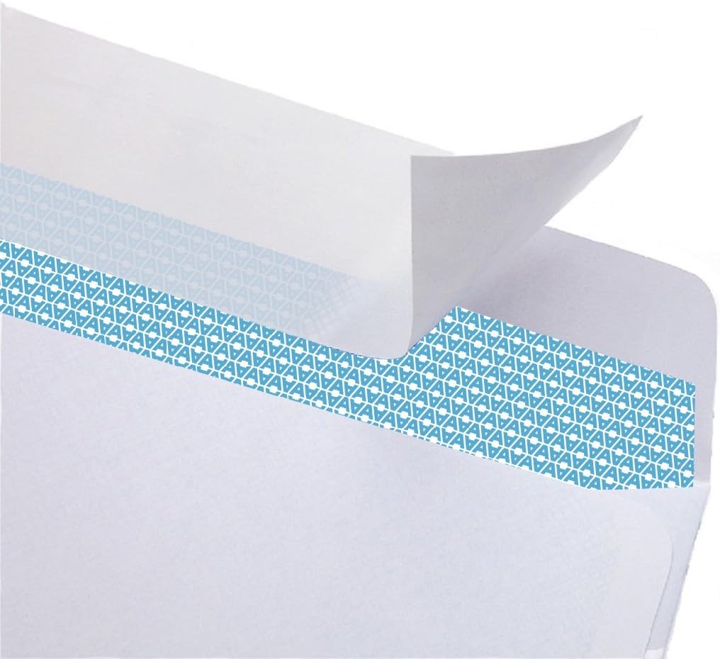 Aimoh 100 count letter size mailing envelopes stacked