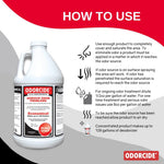 Odorcide sixty four ounce deodorizer bottle for pet and smoke smell removal