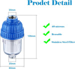 LiXiongBao blue tap water filter transparent chamber