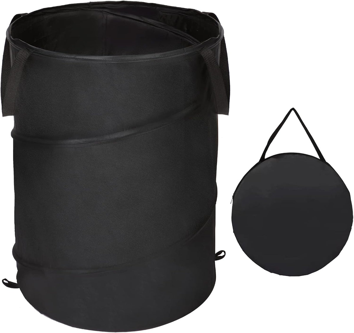 BATTOO Collapsible Laundry Baskets- Foldable Hamper for Laundry Extra Large Pop Up Laundry Hamper 107L with Long Straps Drawstring Clothes Hamper for Bathroom, Campout, Dorm or Travel Navy - Image 9