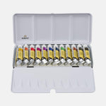 Rembrandt professional watercolour color swatch and granulation sample