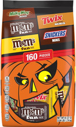 Back packaging view of Mars bulk variety pack showing nutritional details