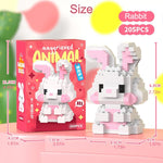 Step by step paper instruction manual for the kids building block set