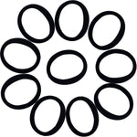 BETITETO hair scrunchies stack showing size