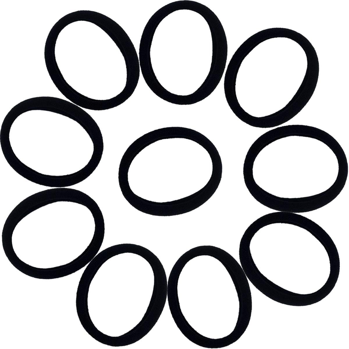 BETITETO hair scrunchies stack showing size