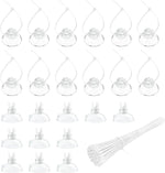 Pawfly 10 Pack Suction Cups with 20 Pieces Adjustable Zip Ties for Aquarium Fish Tank Binding Moss Shrimp Dodging Nest - Image 10