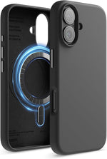 elago Premium Magnetic Silicone Case for iPhone 16 Pro Black | Compatible with MagSafe, Built-in Magnets, Soft Grip Silicone, Shockproof [Black] - Image 12