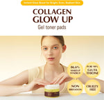 Eqqualberry collagen toner pads open jar showing hydrogel sheets