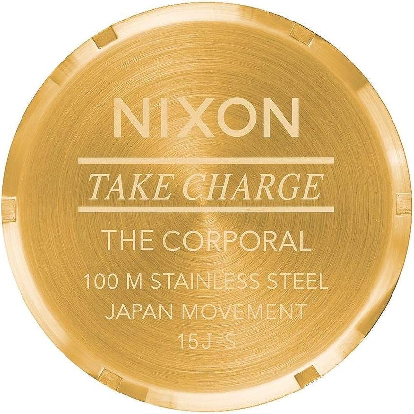 Nixon Corporal SS timepiece side profile showing the crown and case thickness