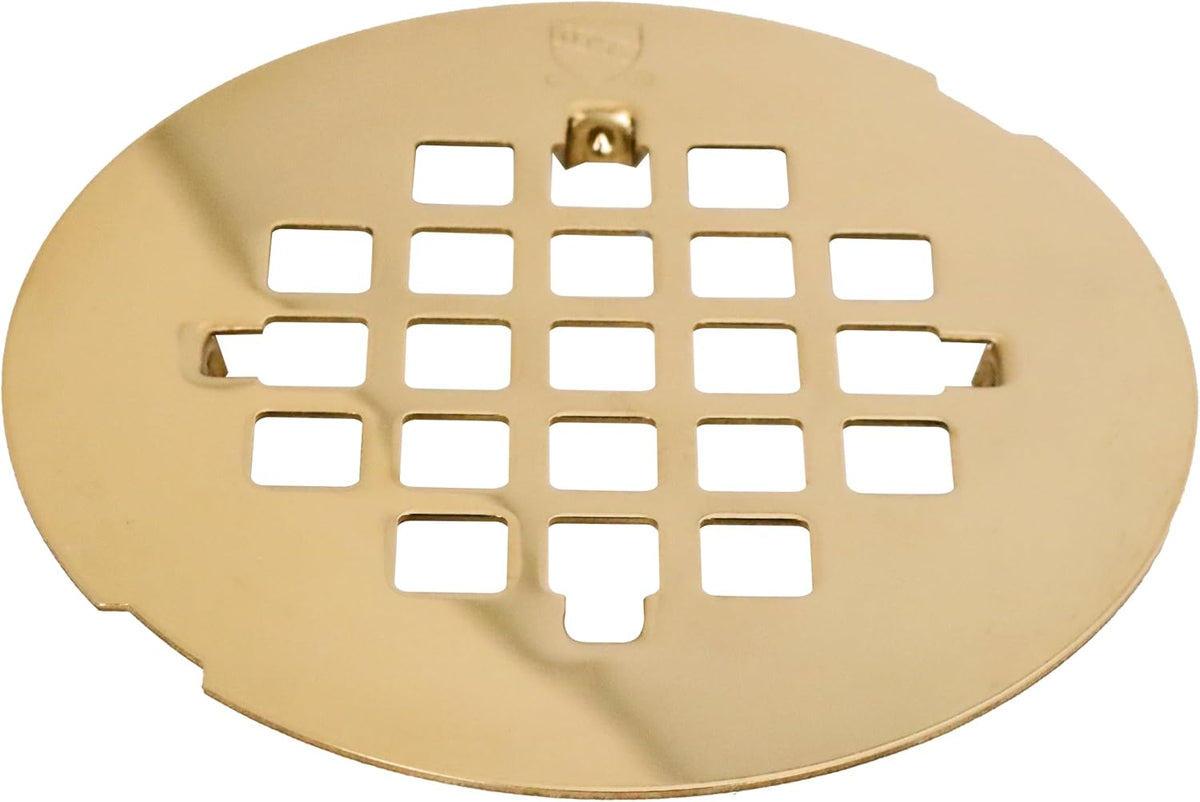 Westbrass brass grid cover close-up