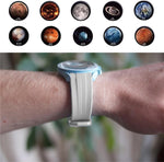 Niziruoup watch band adjustment holes and length view