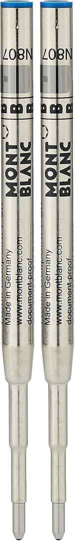 Montblanc Ballpoint Pen Refills (M) Royal Blue 124493 - Refill Cartridges with a Medium Tip for Montblanc Ball Pens - 2 x Blue Ballpoint Refills - Image 11