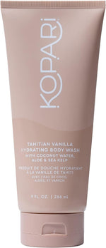 Authentic Kopari hydrating skin wash imported product bottle on white background