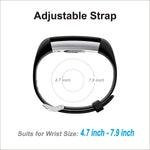 BrilliantHouse S5 slim fitness tracker pink and purple replacement bands