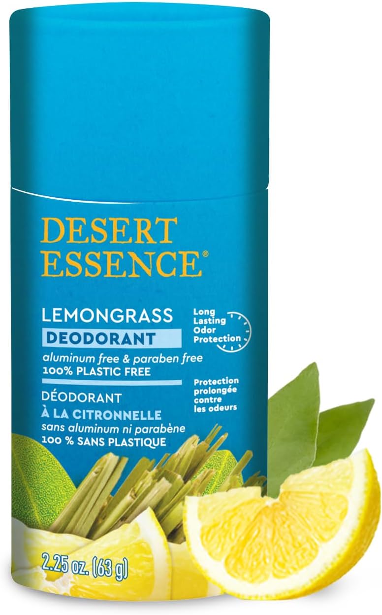 Desert Essence Coconut Deodorant, 2.25 oz | Natural odor protection with botanical oils in a vegan , aluminum -free formula & 100% plastic-free tube - Image 10