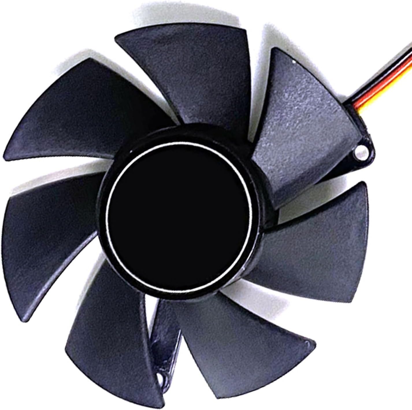 QHMLMJT FS1250-S2053A graphics card cooling fan replacement front view showing blade layout.