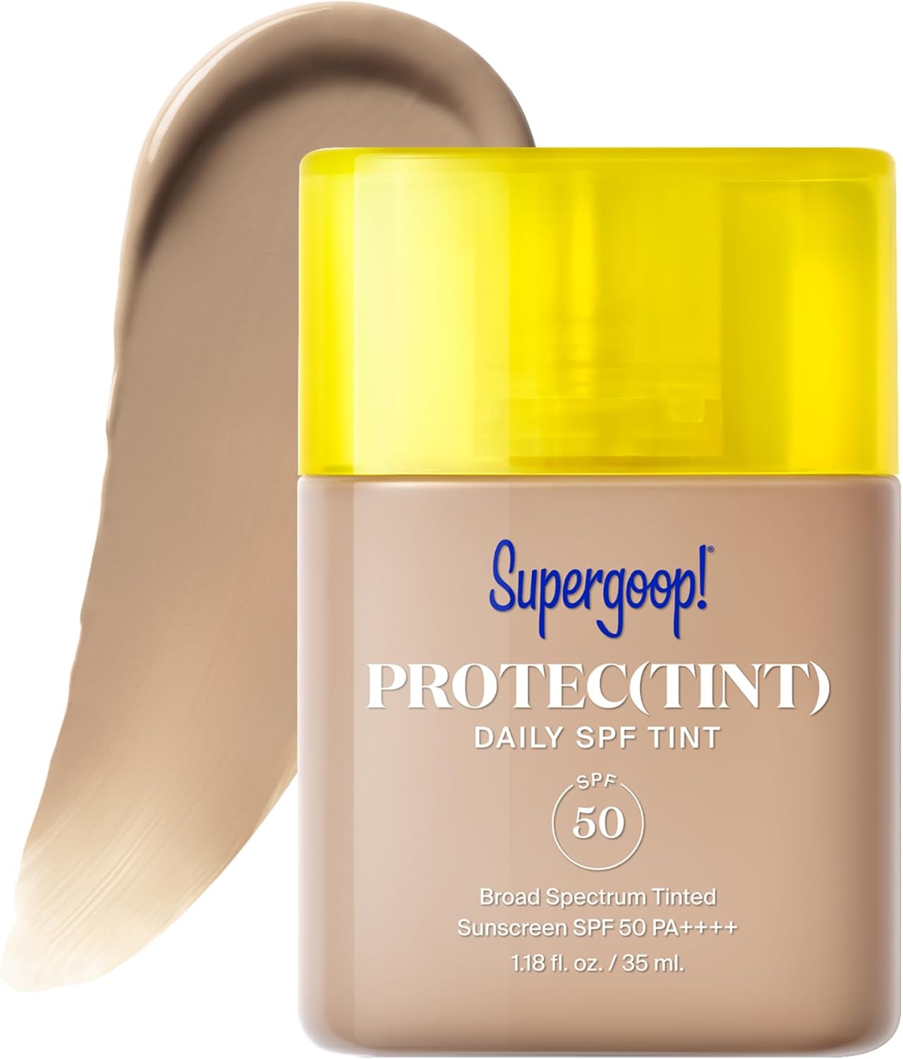 Supergoop! Protec(tint) Daily Skin Tint SPF 50 - 24N - Light, Buildable Coverage for Immediately Smooth, Even-Looking Skin - Natural Finish - Image 1
