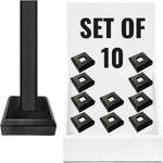 Screw Down Flat Baluster Shoe with Screws - Structural Base Mount for 1/2" Square Iron Balusters - Stair & Deck Railing Installation - 10 Pack - DH-58 - Image 12