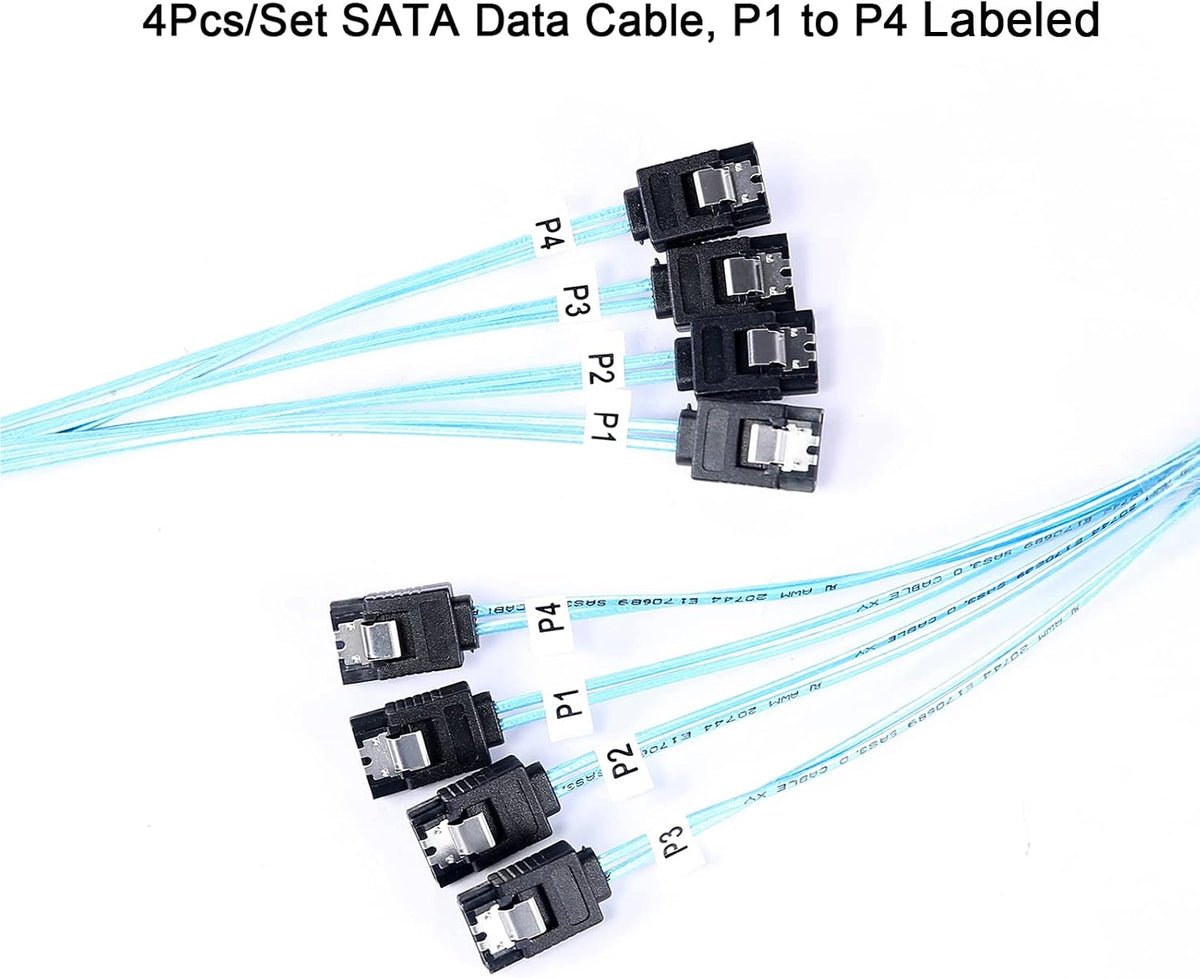 ADCAUDX SATA data cable 7-pin female connector with locking latch