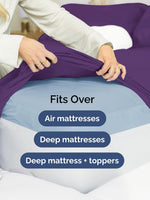 CGK Unlimited twin size fitted sheet folded neatly