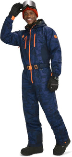 Tipsy Elves Retro Snow Suits for Men - Loud Men's Ski Suits - Warm One Piece for Winter - Image 14