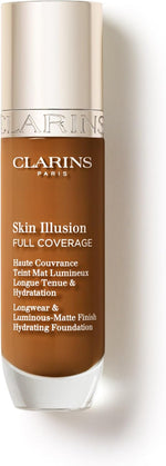 Clarins skin illusion full coverage foundation front view bottle