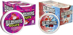 Bulk packaging of eight individual one point five ounce sugarless mint boxes.