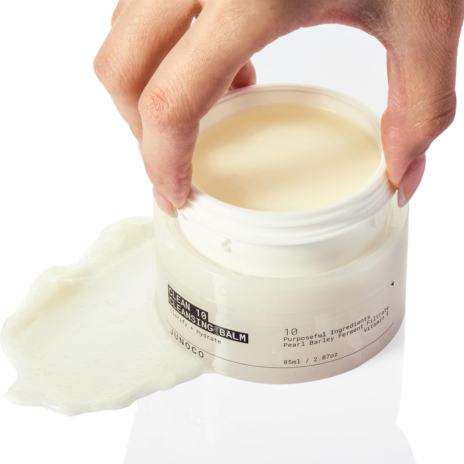 Juno And Co. Jade Clean10 Cleansing Balm 2.87 Ounce refill pod front view
