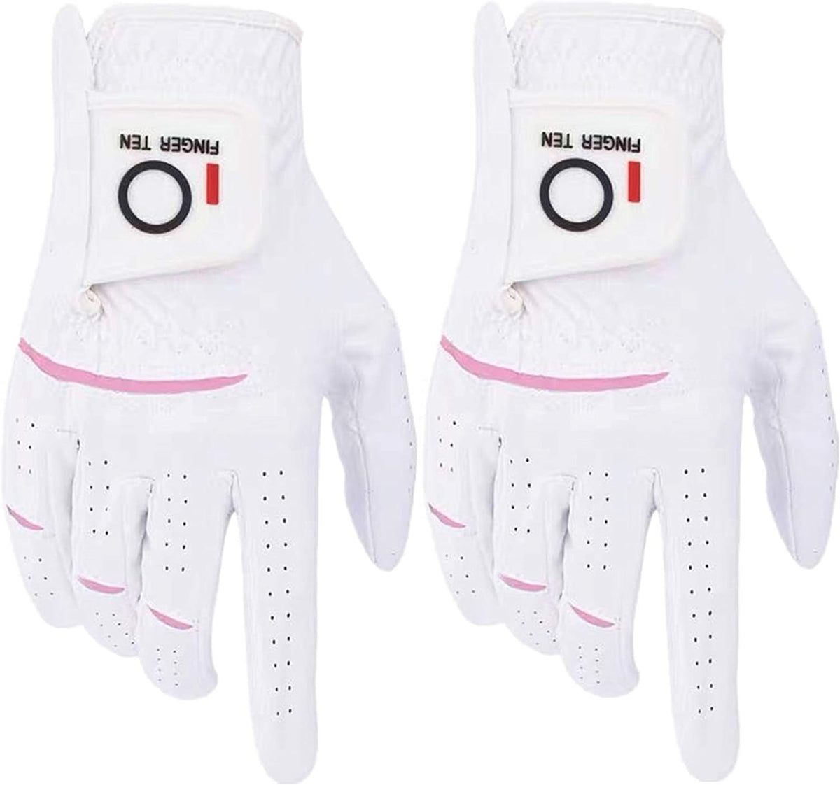 FINGER TEN Women's Golf Gloves Rian Grip | Ladies Golf Glove Pair Both Hands or Left/Right Hand 2 Pack, Enhanced Grip in Wet Hot Humid, Moisture-Wicking & Breathable - Image 11