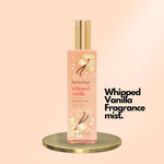 Lifestyle shot of Bodycology whipped vanilla mist for women