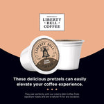 Liberty Bell branded chocolate snack packaging details