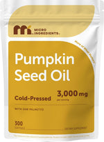 Micro Ingredients Pumpkin Seed Oil with Saw Palmetto, 150 Softgels | Cold Pressed, Pure Virgin Oil with Essential Fatty Acids & Phytosterols. For Men & Women. Non-GMO, Gluten Free. - Image 10