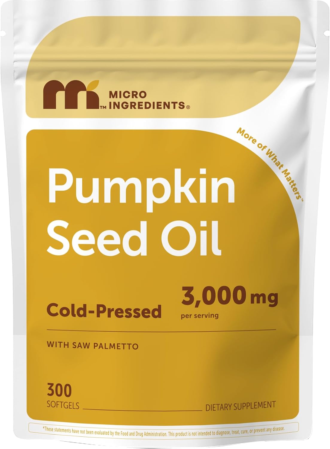 Micro Ingredients Pumpkin Seed Oil with Saw Palmetto, 150 Softgels | Cold Pressed, Pure Virgin Oil with Essential Fatty Acids & Phytosterols. For Men & Women. Non-GMO, Gluten Free. - Image 10