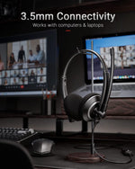 Awatrue computer headset in-line volume and mute controller